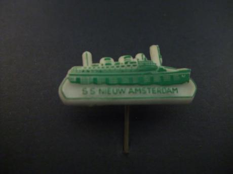 SS Nieuw Amsterdam passagiersschip (Holland-Amerika Lijn ) groen-wit